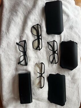 (4) Lot Bundle of Vintage Glasses: 3 Dolce Gabbana, 1 Persol
